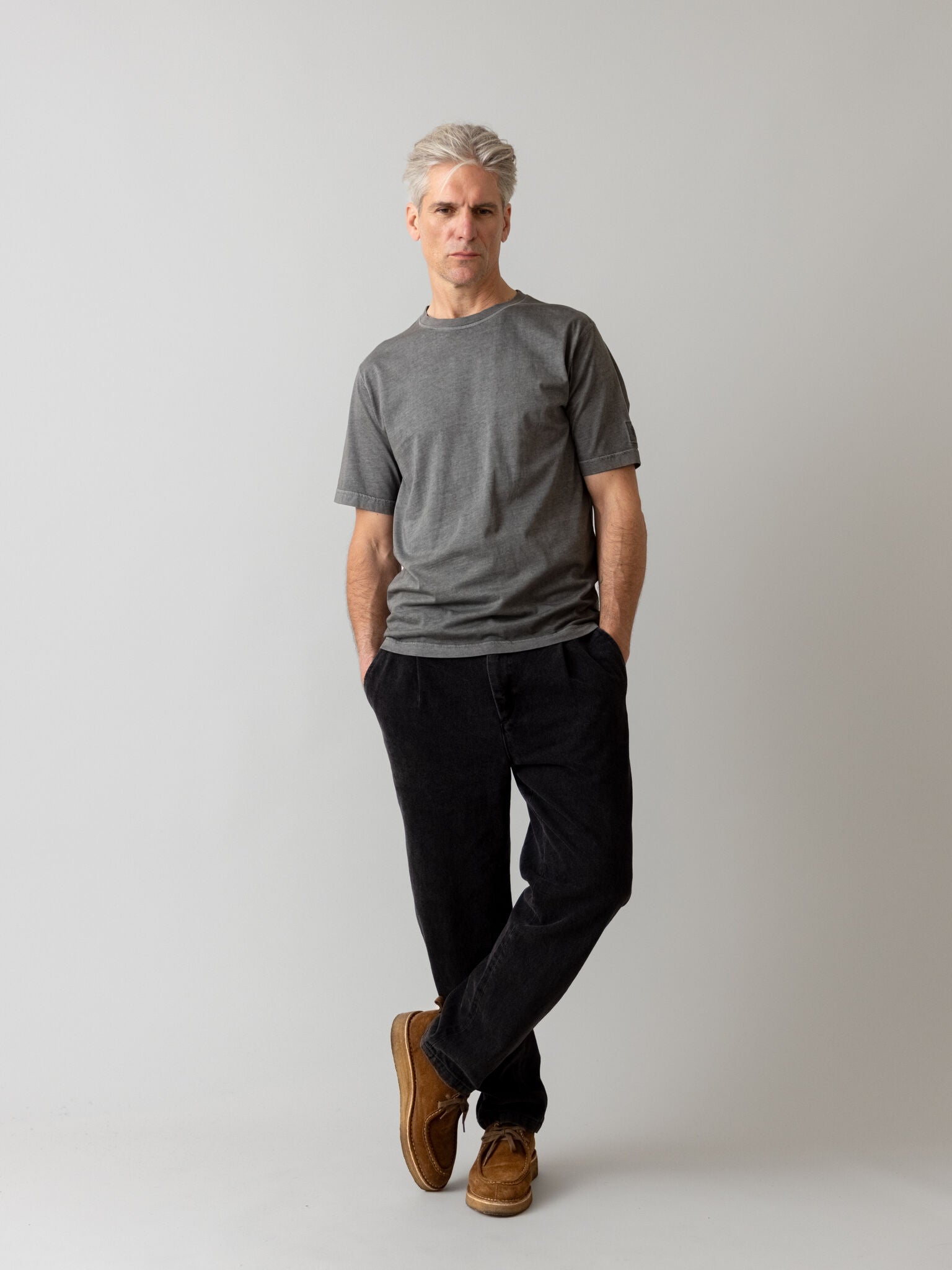 Modelshot / Grey Denim / Detail